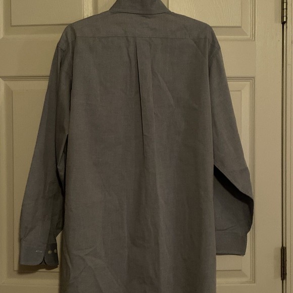 Brooks Brothers 346 Shirt Men's Size 16 1/2 2-3 Regular Fit Non-Iron Blue - Picture 7 of 8